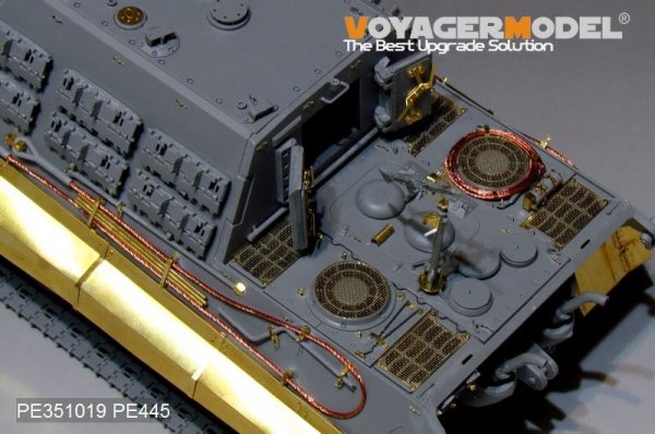 Voyager Model PEA445 WWII German Sd.Kfz.186 Panzerjäger &quot;Jagdtiger&quot; Schurzen Late Version（For TAKOM 8001) 1/35