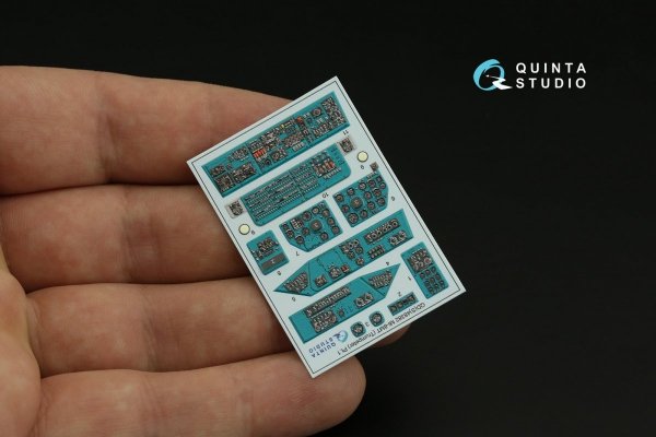 Quinta Studio QDS-48382 Mi-8MT 3D-Printed &amp; coloured Interior on decal paper (Trumpeter) (Small version) 1/48