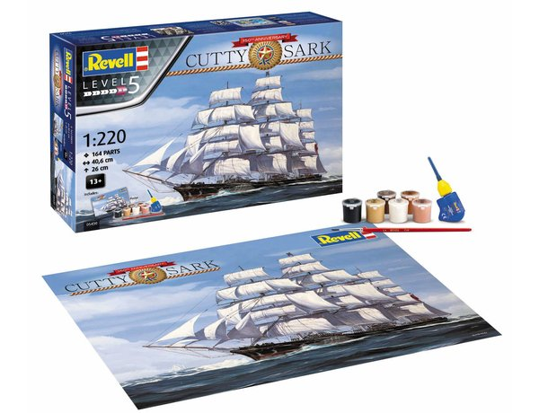 Revell 05430 Cutty Sark 150th Anniversary 1/220