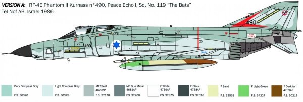 Italeri 2818 RF-4E Phantom II 1/48