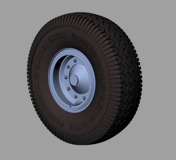 Panzer Art RE35-589 Faun L900 Road wheels (Continental) 1/35