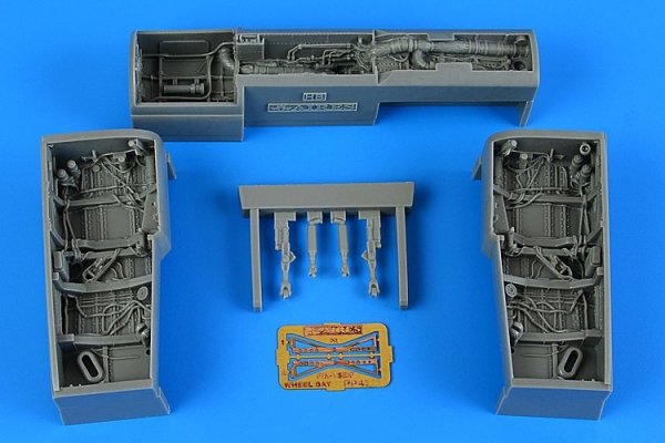 Aires 4884 F/A-18E/F Super Hornet wheel bay for Hobby Boss 1/48