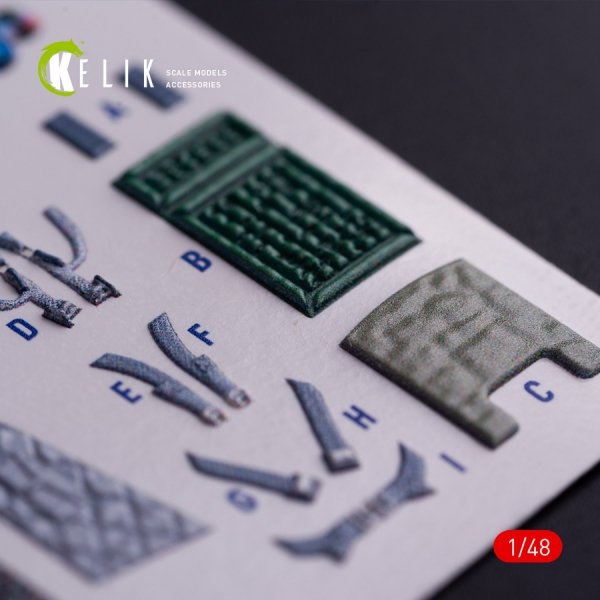 Kelik K48133 A-10C - interior 3D decals for GWH kit (1/48)