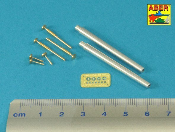 Aber 35L-235 Barrels for British WWI Tank Mk.I Male – 6 pdr. gun x 2 pcs. &amp;amp;amp;amp;amp;amp;amp;amp; 8mm Hotchkiss m.1909 x 3 pcs. (1:35)