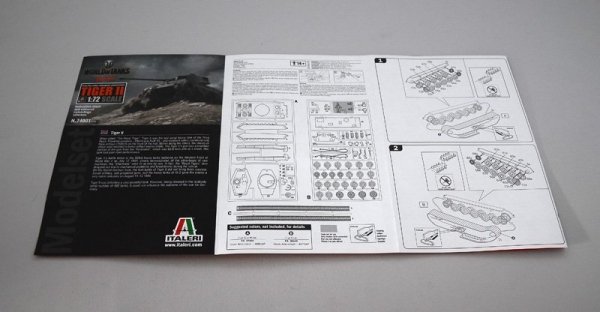 Italeri 74001 TIGER II - WoT- MODEL SET (1:72)