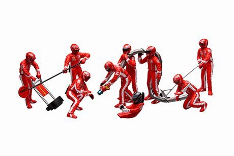 Fujimi 116570 GT-21 Pit Crew B Set 1/24