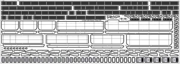 Pontos 35004F1 USS CV-10 Yorktown 1944 Detail Up Set (1:350)