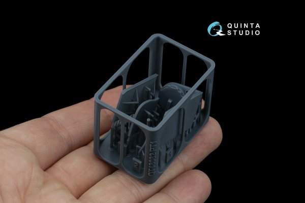 Quinta Studio QT48082 Ka-52/Ка-52М Engine with bay and cover, starboard (Zvezda/Quinta) 1/48