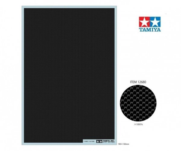 Tamiya 12680 Carbon Decals Extra Fine