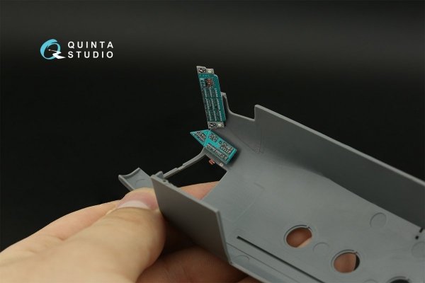 Quinta Studio QD48380 Mi-8MT 3D-Printed &amp; coloured Interior on decal paper (AMK) 1/48