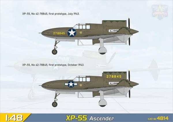 Modelsvit 4814 XP-55 Ascender (1st prototype) 1/48