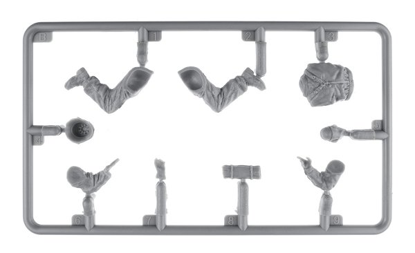 MiniArt 53022 GERMAN TANK RIDERS SET 1. RESIN HEADS 1/35
