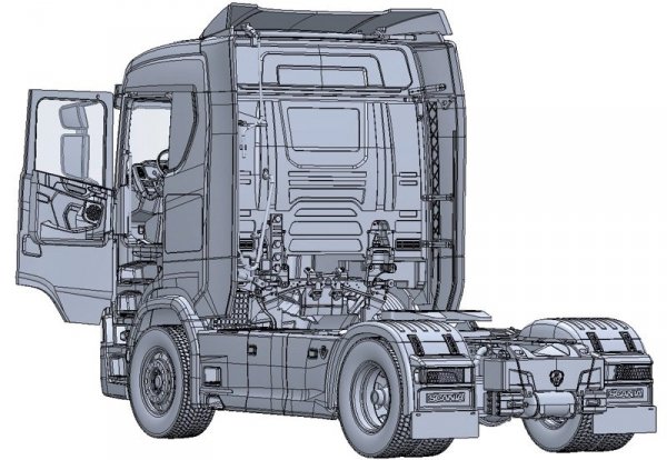 Italeri 3961 Scania S770 4x2 Normal Roof - LIMITED EDITION 1/24