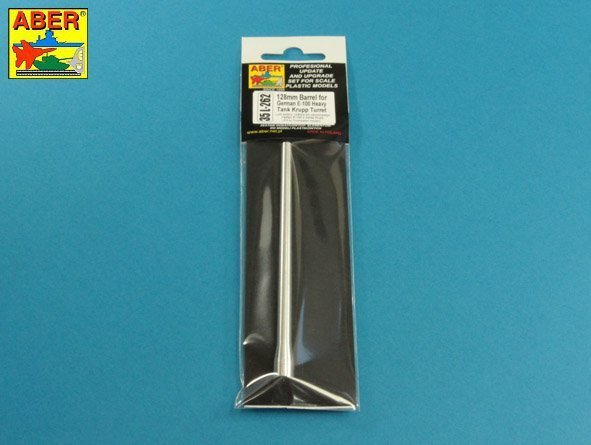 Aber 35L-262 Lufa 128mm do niemieckiego czołgu E-100 z wieżą Krupp 1/35