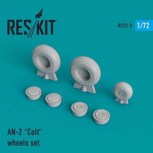 RESKIT RS72-0003 AN-2 &quot;COLT&quot; WHEELS SET 1/72