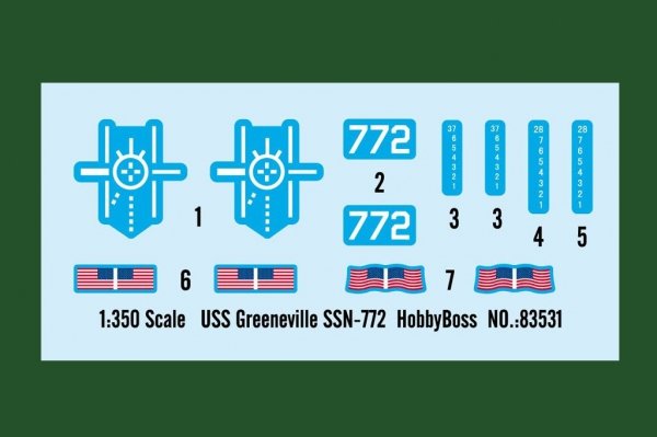 Hobby Boss 83531 USS Greeneville SSN-772 (1:350)