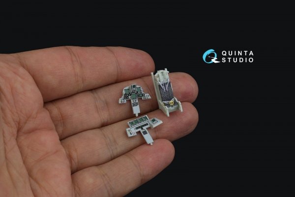 Quinta Studio QD72110 F-15E 3D-Printed &amp; coloured Interior on decal paper (Revell) 1/72