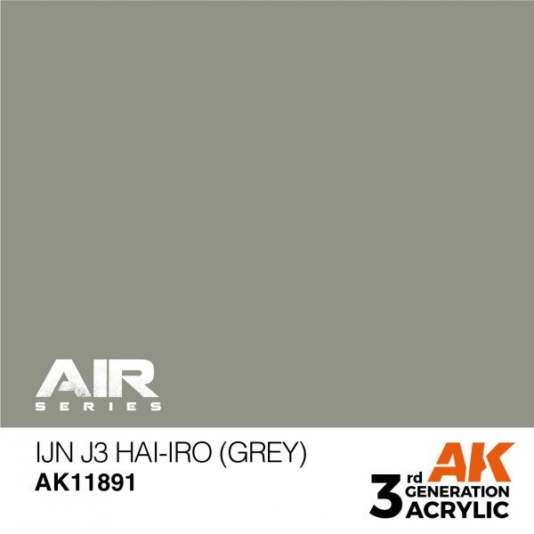 AK Interactive AK11891 IJN J3 HAI-IRO (GREY) – AIR 17ml