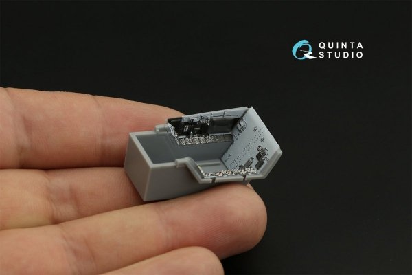 Quinta Studio QD48259 F/A-18E 3D-Printed &amp; coloured Interior on decal paper (HobbyBoss) 1/48