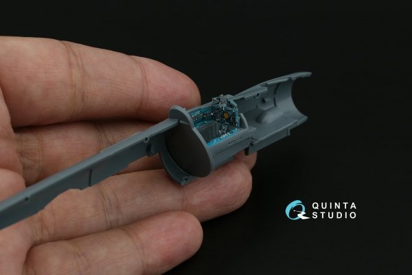 Quinta Studio QD72228 MiG-21bis late 3D-Printed &amp; coloured Interior on decal paper ( Eduard ) 1/72