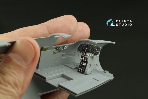 Quinta Studio QD48494 B-26B/C Marauder 3D-Printed coloured Interior on decal paper (ICM) 1/48