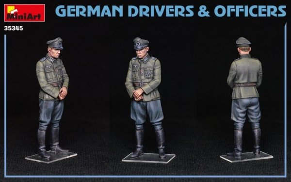 MiniArt 35345  German Drivers &amp; Officers 1/35