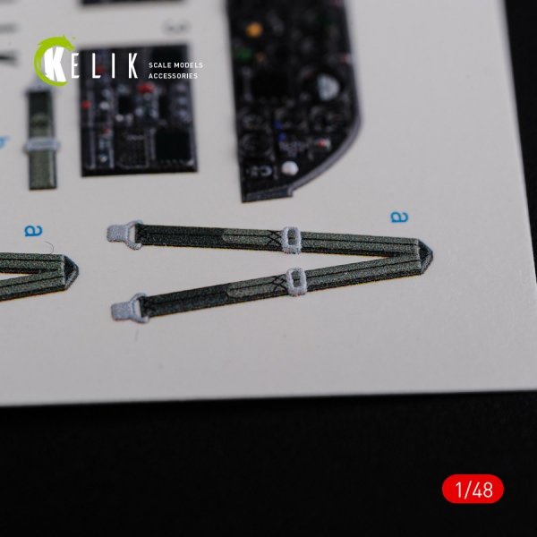KELIK K48090 CH-46E interior 3D decals for Academy kit 1/72