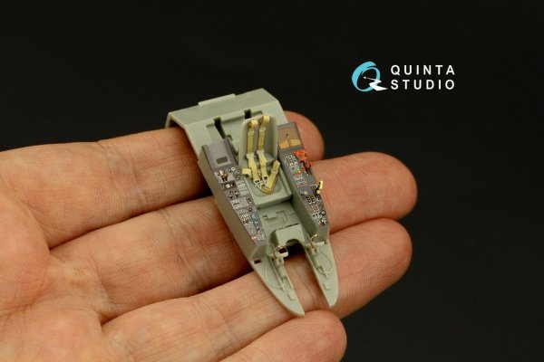 Quinta Studio QD48353 Me 410 3D-Printed &amp; coloured Interior on decal paper (Meng) 1/48