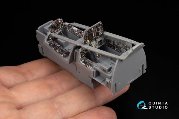 Quinta Studio QDS-48449 F-4G late 3D-Printed &amp; coloured Interior on decal paper (Zoukei Mura SWS) (Small version) 1/48