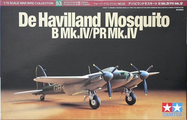 Tamiya 60753 De Havilland Mosquito B Mk.IV/PR Mk.IV 1/72