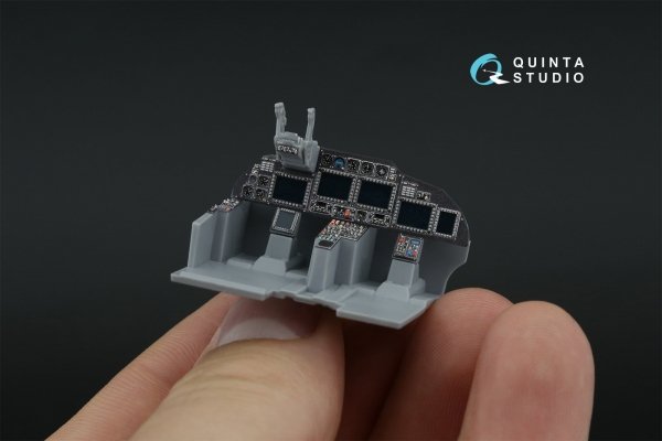 Quinta Studio QD48470 Ka-52 3D-Printed coloured Interior on decal paper (Zvezda) 1/48