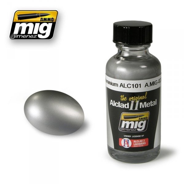 AMMO of Mig Jimenez 8201 ALUMINIUM ALC101 30ml