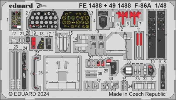 Eduard 491488 F-86A CLEAR PROP 1/48