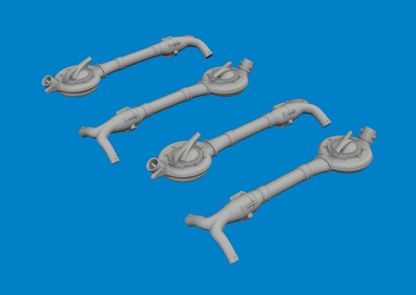 Eduard 6481112 B-24D turbochargers PRINT HOBBY BOSS 1/48
