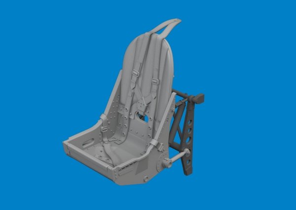 Eduard 624007 Spitfire Mk. VIII/ Mk. IX seat PRINT AIRFIX 1/24