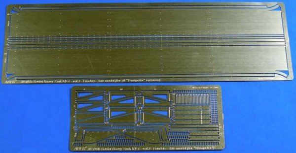 Aber 35193 Russian heavy tank KV-1 - vol.3 - additional set - fenders, late model (1:35)