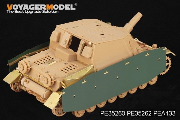 Voyager Model PEA133 WWII German Sturmpanzer IV Brummbar Early Version Side Skirts (For Tristar 35038) 1/35