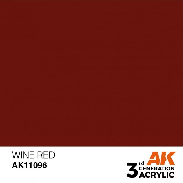 AK Interactive AK11096 WINE RED – STANDARD 17ml