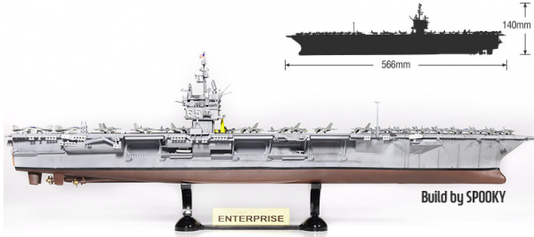 Academy 14400 USS Enterprise CVN-65 1/600