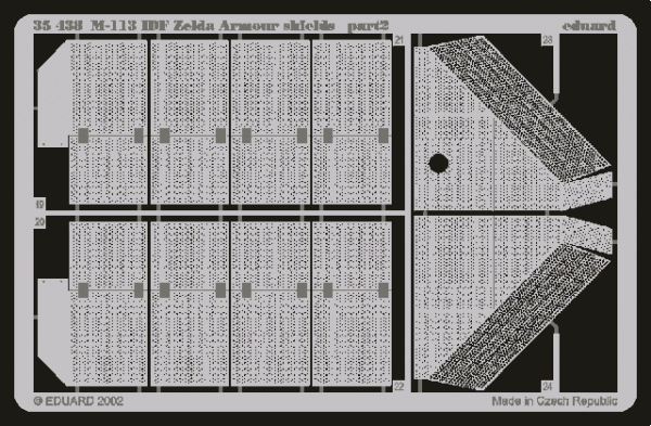 Eduard 35438 M-113 IDF Zelda armour shields 1:35 Academy 