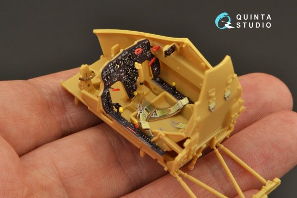 Quinta Studio QD32129 Hs 129B-2 3D-Printed &amp; coloured Interior on decal paper ( Zoukei-Mura ) 1/32