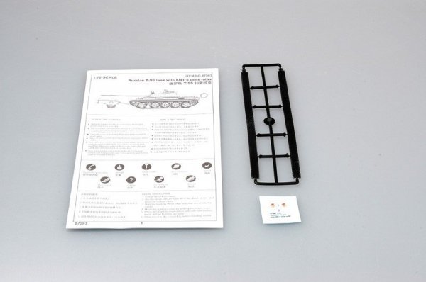 Trumpeter 07283 T-55 with KMT-5 (1:72)