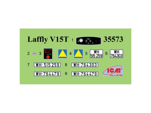 ICM 35573 Laffly (f) Typ V15T WWII German military vehicle 1/35