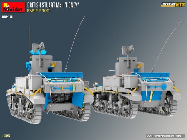 MiniArt 35421 BRITISH STUART MK.I HONEY EARLY PROD. INTERIOR KIT 1/35