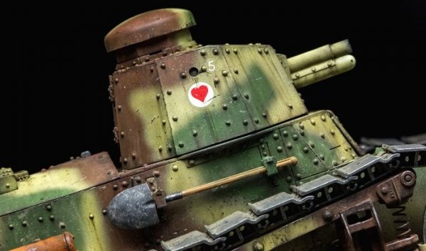 Meng Model TS-011 FRENCH FT-17 LIGHT TANK (RIVETED TURRET) (1:35)