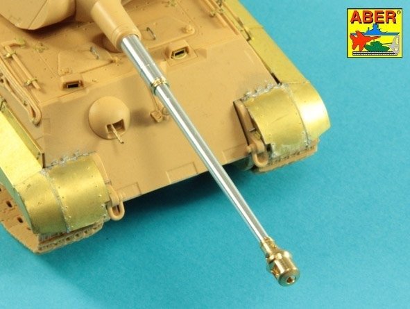 Aber 48L-13 KwK 43/3 L/71 8.8cm barrel (two-piece) for King Tiger tank with Porsche turret 1/48