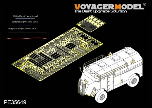 Voyager Model PE35649 WWII British AEC 4x4 Armored Command Vehicle&quot;Dorchester&quot; For AFV 35227 1/35