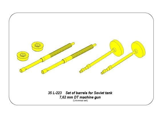 Aber 35L-223 Zestaw 2 luf do radz. km DT 1/35