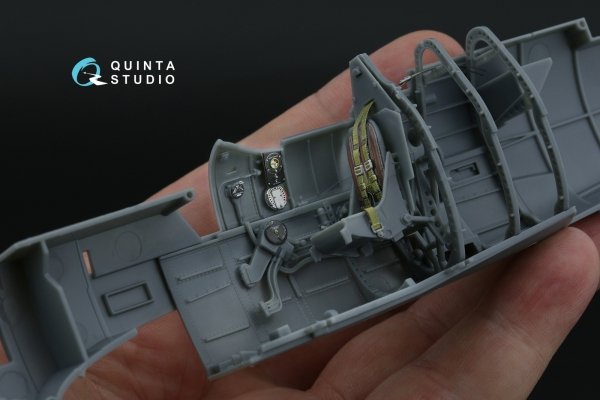Quinta Studio QD32244 Spitfire Mk.V 3D-Printed &amp; coloured Interior on decal paper (Kotare) 1/32