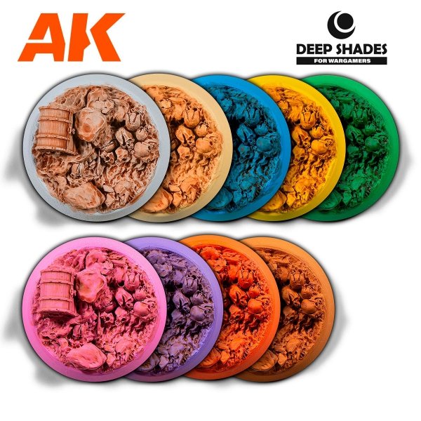 AK Interactive AK13003 REDDISH FILTH – DEEP SHADES 30ML